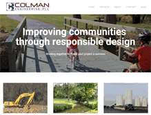 Tablet Screenshot of colmanengineering.com